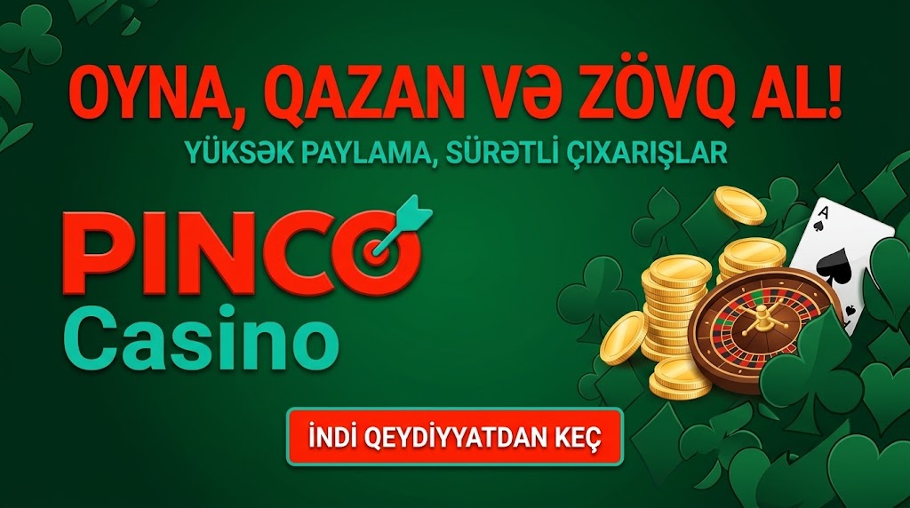 Pinco casino oyun seçimi görüntüsü
